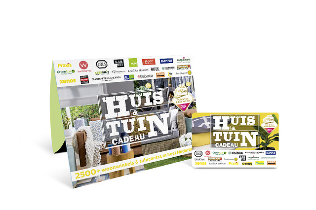 Bestel jouw Huis & Tuin Cadeaukaarten